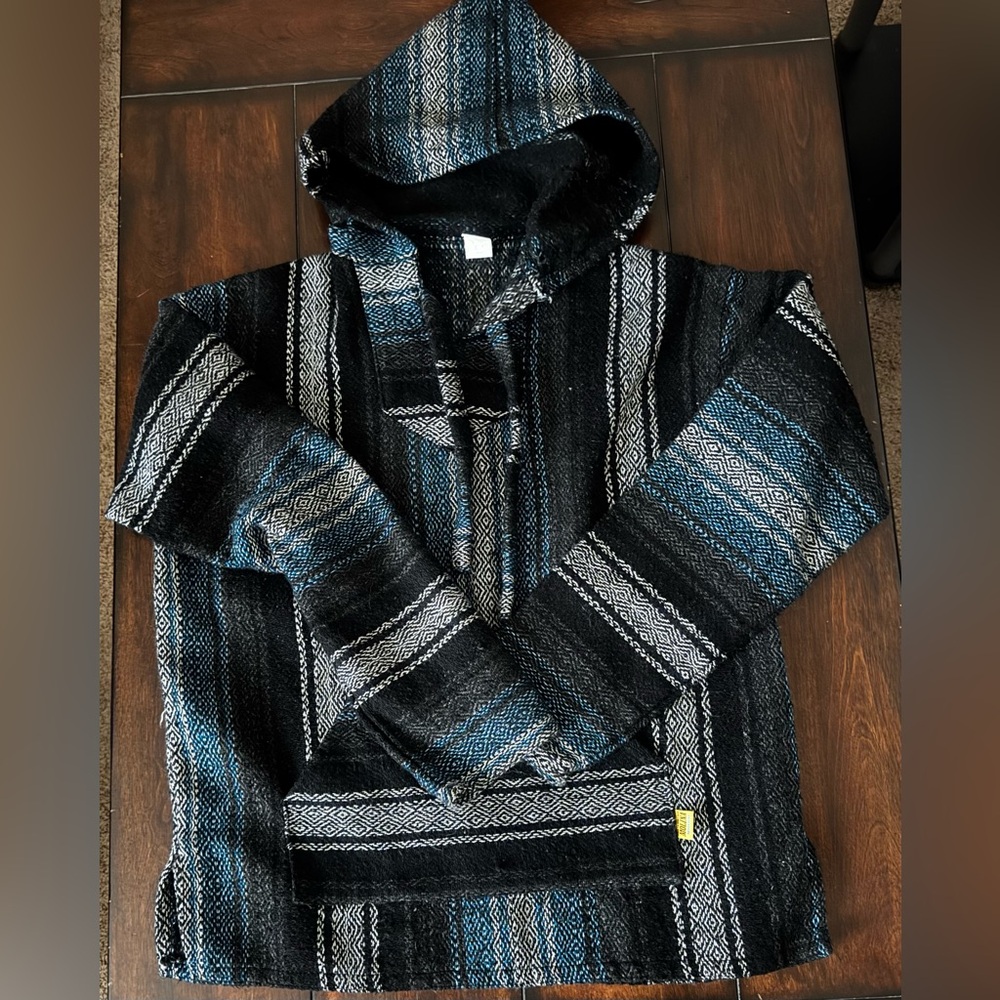Vintage Molina Striped Baja Hoodie 38 - 40